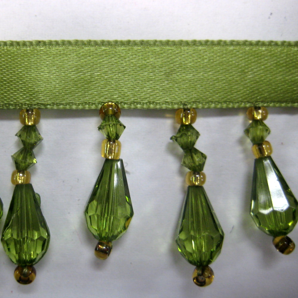 GLASS BEADED FRINGE GLASS BEADED FRINGE